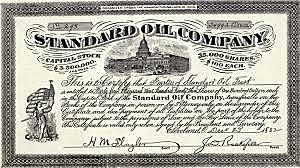 Rockefeller founds Standard Oil
