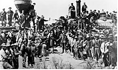 Transcontinental Railroad is completed