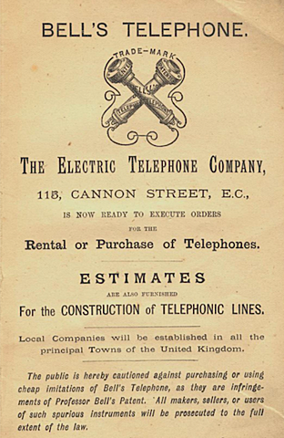 Bell Patents the Telephone