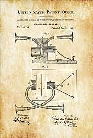 Bell patents telephone