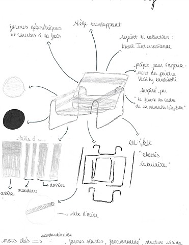fauteuil Wassily par MARCEL BREUER