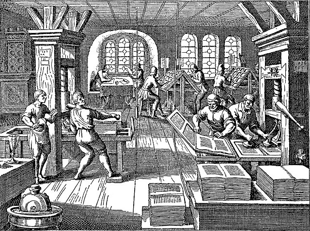 Invention de l'imprimerie