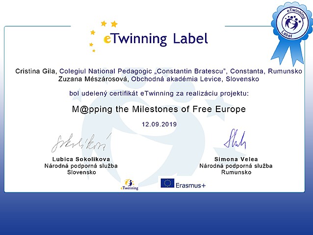 Registraton of the project on eTwinning platform
