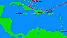 Columbus’ 1st voyage 1492