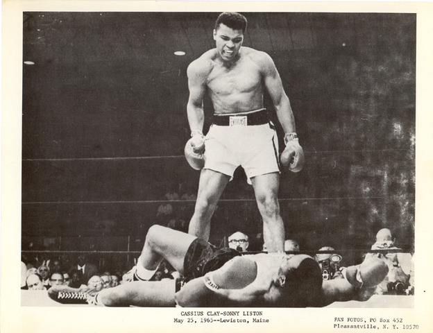 Cassius Clay Defeats the "Unbeatable" Sonny Liston