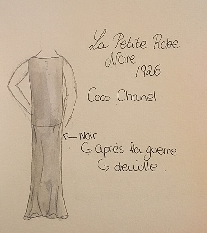 Croquis La Petite Robe Noire