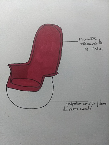 Fauteuil "Culbuto", Marc Held