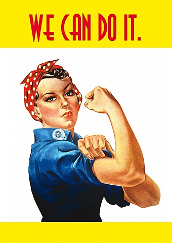 Affiche "we can do it" avec Rosie la riveteuse, J.Howard Miller