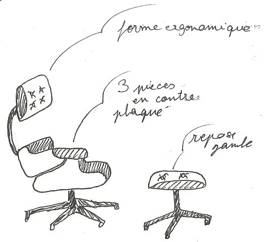 Charles Eames-Lounge chair