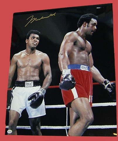 "Rumble in the Jungle" Muhammad Ali vs George Foreman