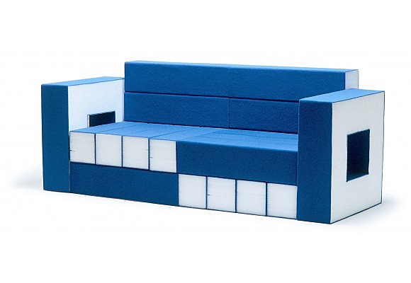 canapé démontable jeux d'enfant "permis de construire"