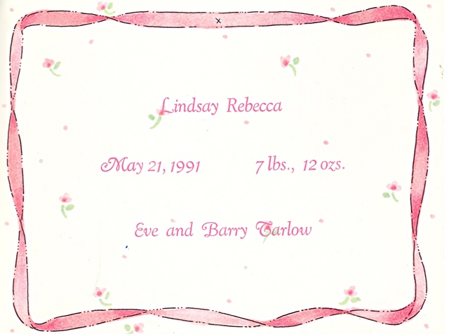 My Birth Announcement