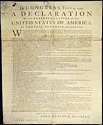Writing of Declaration of Rights & Grievances