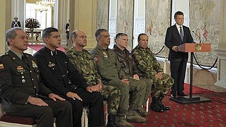 El presidente Juan Manuel Santos