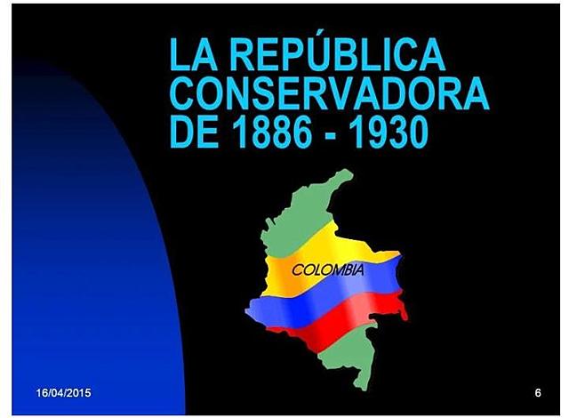 LA REPÚBLICA CONSERVADORA