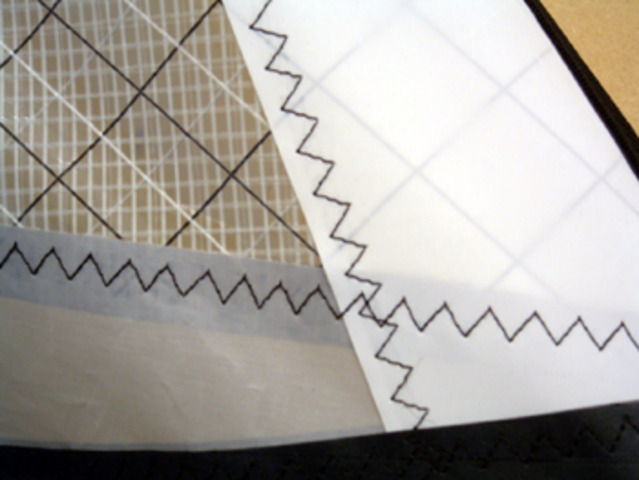 Helen Blanchard patented the first zig-zag stitch machine