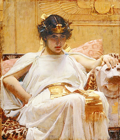 Cleopatra becomes co ruler of Egypt
