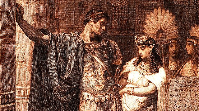 Cleopatra gets involved with Mark Antony