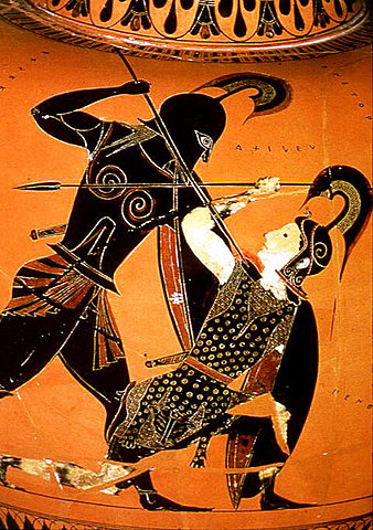 Achille qualifié de sauvage - L'Iliade de Homère