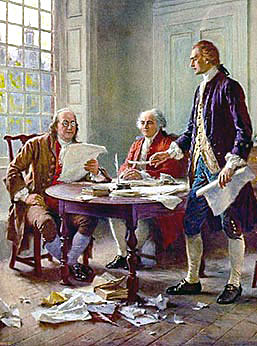 Storbritannien införde skatter och tullar.