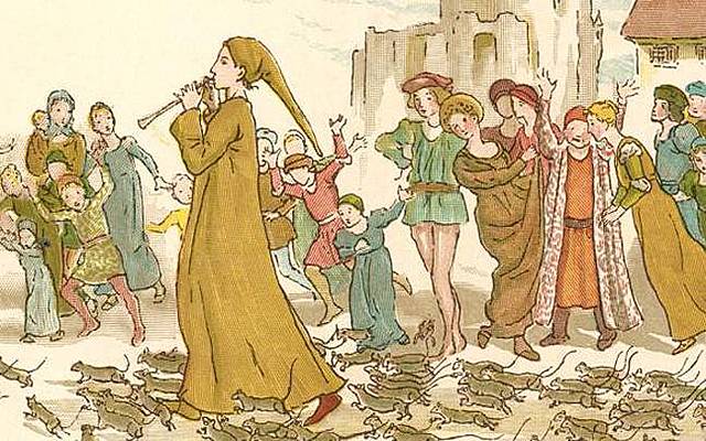 The Pied Piper of Hamelin.