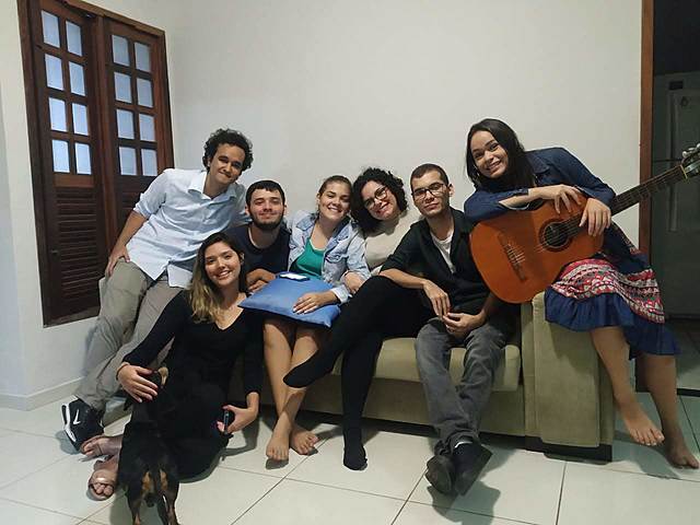 Grabación de cortometraje en casa de Gio: