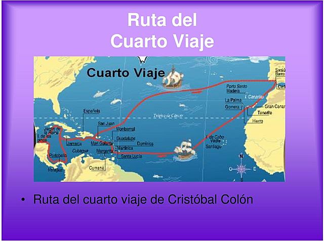 Los viajes de Cristobal Colón .(4to viaje)