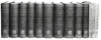 New English Dictionary.