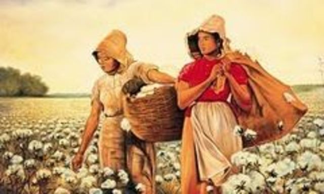 Julily arrives at the Riley Plantation and meets Liza.