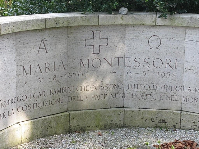 Maria Montessori heriotza(eskola berria)