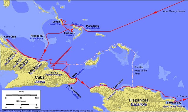 Columbus’ 1st voyage