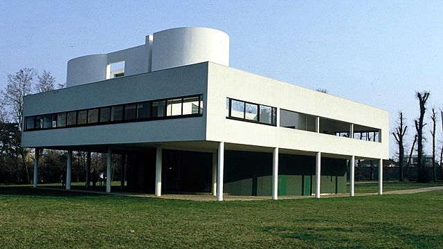 La villa Savoye par le Corbusier.