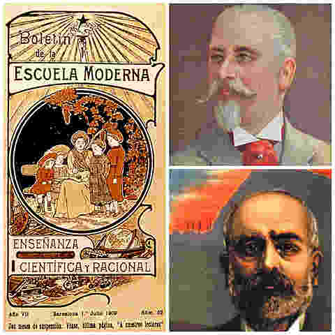 Francesc Ferrer I Guardia- eskola modernoa sortu zuen