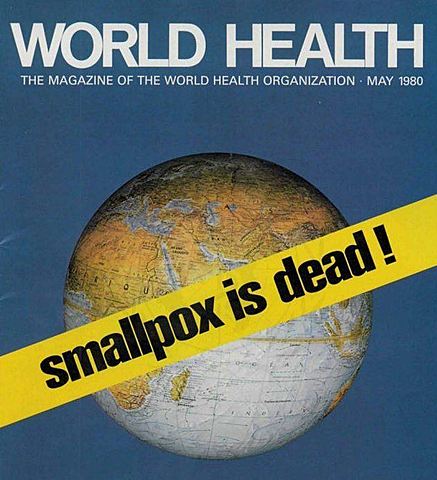 Smallpox eradicated