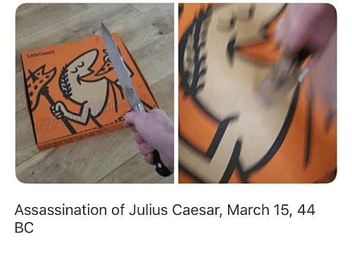 Caesar is assassinated