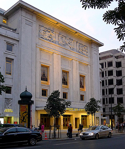 Design d’architecture (1910-1920): théâtre des champs Élysées