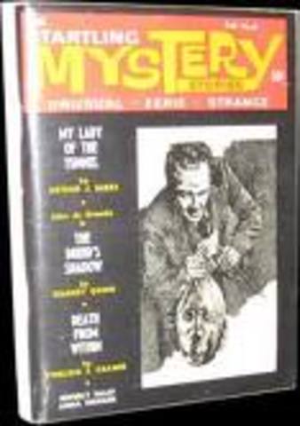 First short story published in Startling mystery stories magazine