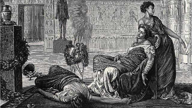 The death of both Antony and Cleopatra