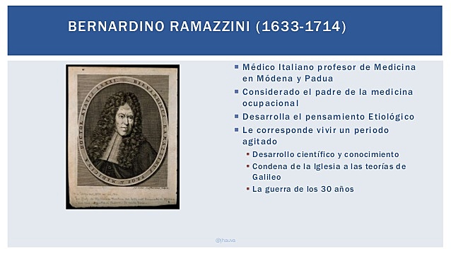 RAMAZZINI PADRE DE LA SALUD OCUPACIONAL