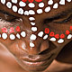 Traditional aboriginal body paint art image via evepedder blogspot com