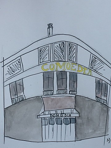 Désigne d’architecture(1940-1950) : cinéma le comœdia de Brest