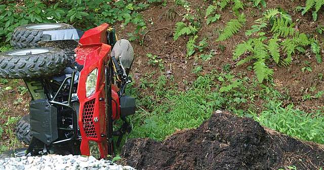 i flipped my fourwheeler