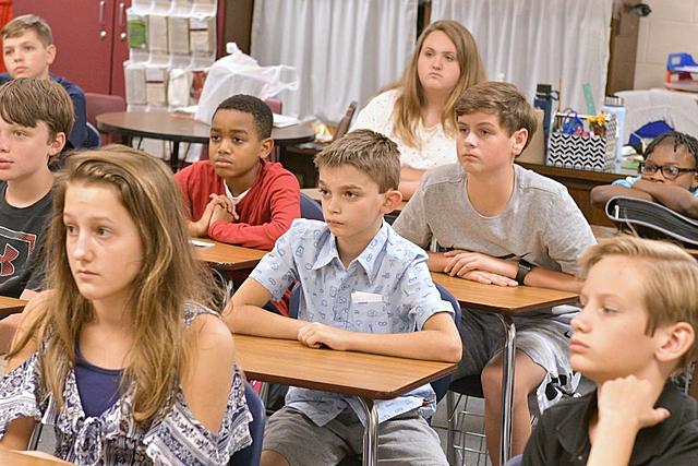 First day of middle school ( SNMS)