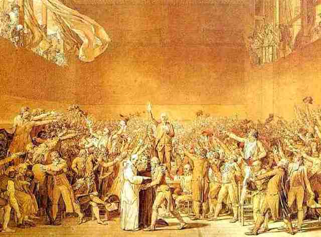 The Third Estate takes the Tennis Court oath