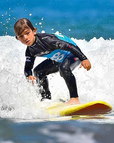 Primera onada surfejada