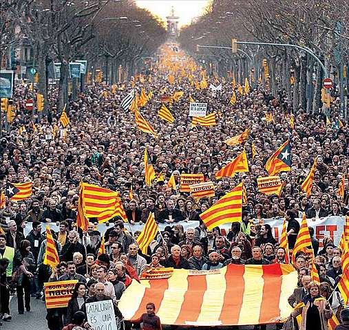 Primera manifestació a la que vaig
