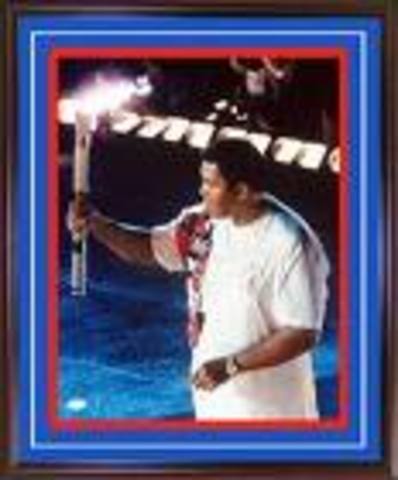 Chosen to light Olympic Torch in Atlanta