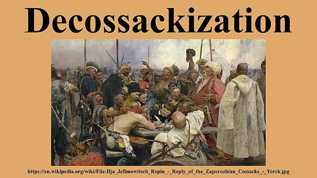 Decossackization