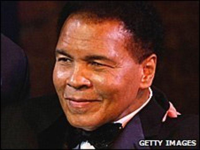 Muhammad Ali is diagnosed with Parkinson's Syndrome
