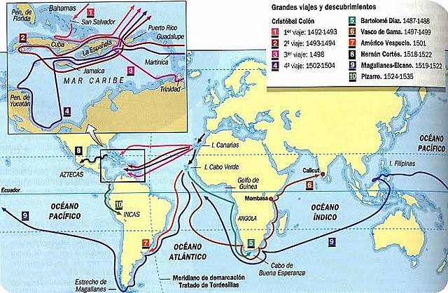 Los descubrimientos geográficos y la expansión del Estado nacional.